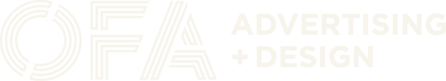 OFA AD DESIGN Logo White